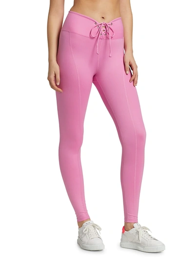 Shop Year Of Ours Gloss Football Leggings In Pink