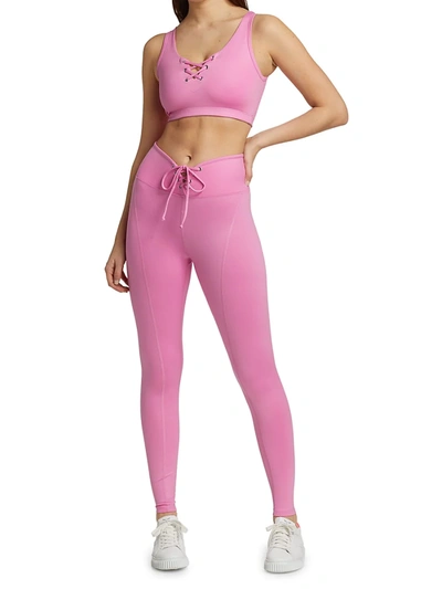 Shop Year Of Ours Gloss Football Leggings In Pink