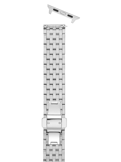 Shop Michele Women's Apple Watch 18k Goldplated & Stainless Steel Bracelet Strap/38/40/41 & 42/44/45/49mm In Silver Gold