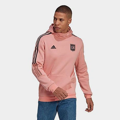 Shop Adidas Team Adidas Men's Lafc Travel Hoodie In Pink