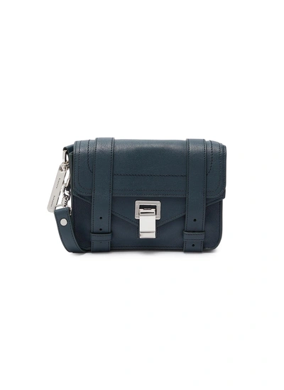 Shop Proenza Schouler 'ps1 Mini' Leather Bag In Green