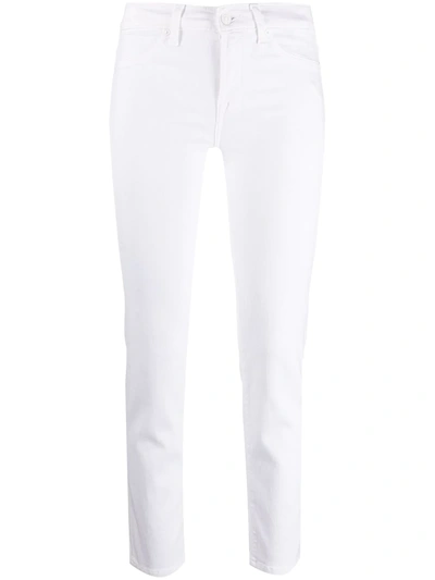 Shop 7 For All Mankind Roxanne Slim-fit Jeans In White