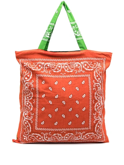 Shop Arizona Love Two-tone Tote Bag In Green