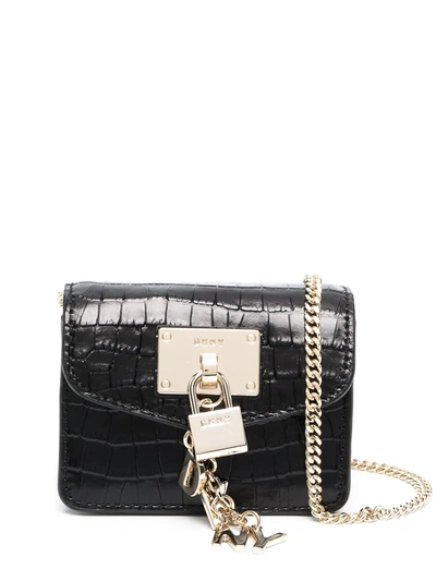 DKNY Leather Elissa Micro Mini Bag