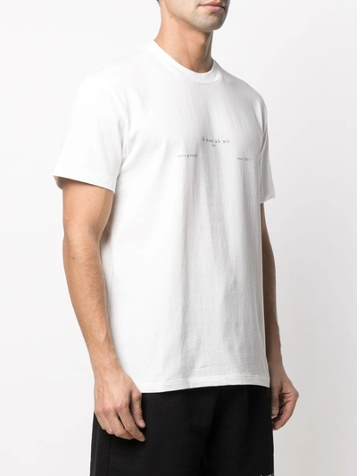 Shop Ih Nom Uh Nit Printed Cotton T-shirt In White