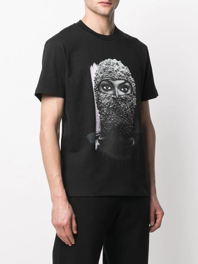 Shop Ih Nom Uh Nit Printed Cotton T-shirt In Black