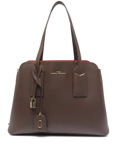 Shop Marc Jacobs The Editor Tote Bag In Brown