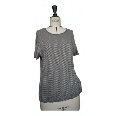 Pre-owned Akris Cashmere T-shirt In Grey