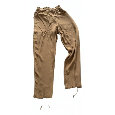 Pre-owned Humanoid Camel Trousers