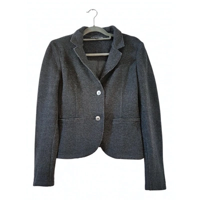 Pre-owned La Fee Maraboutee Wool Blazer In Anthracite