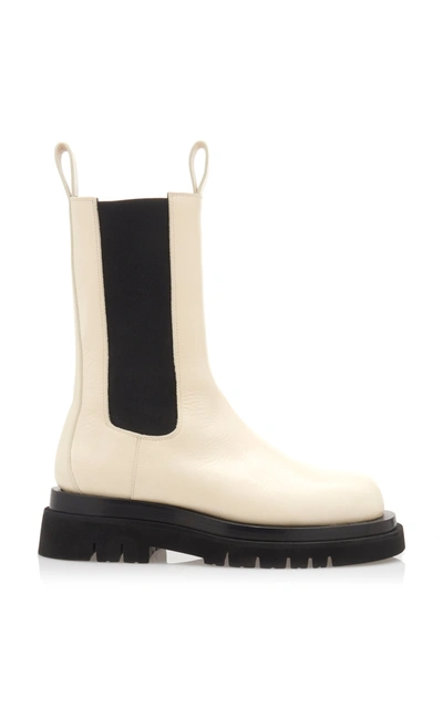 Shop Bottega Veneta The Lug Boots In White