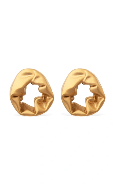 Shop Completedworks Scrunch 18k Gold Vermeil Earrings