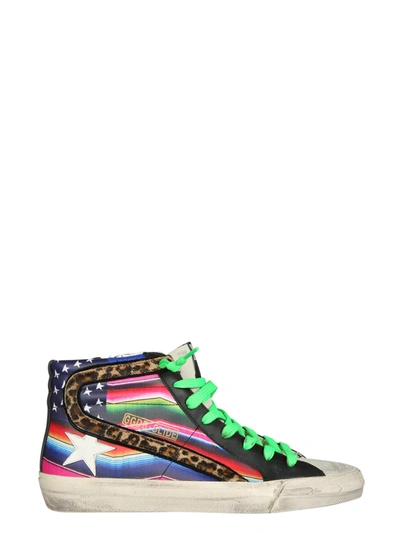 Shop Golden Goose Slide Sneakers In Multicolor