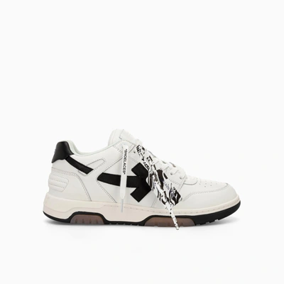 Shop Off-white Off White Out Of Office Ooo Sneakers In White Black