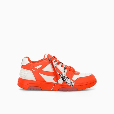 Shop Off-white Off White Out Of Office Ooo Sneakers In Orange White