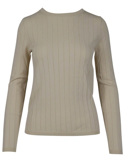 Shop Max Mara Lotus Top-wear In Ecru