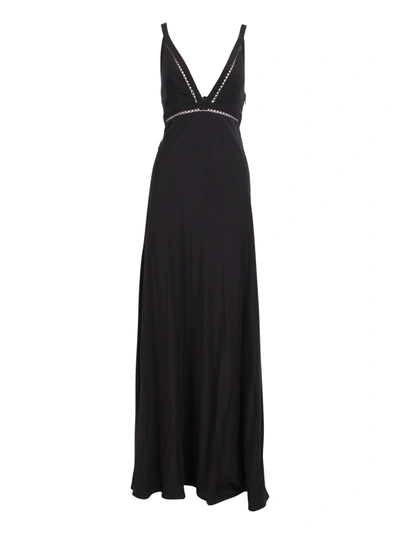 Shop Giovanni Bedin Silk Dress In Black