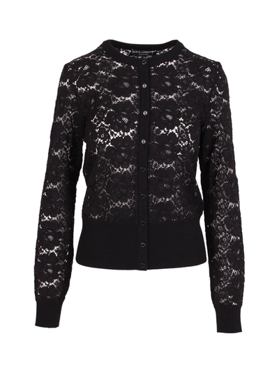 Shop Dolce & Gabbana Rayon Sweater In Black