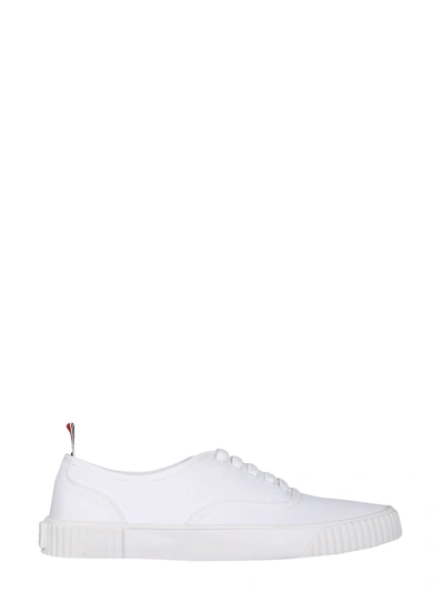 Shop Thom Browne Heritage Sneakers In White