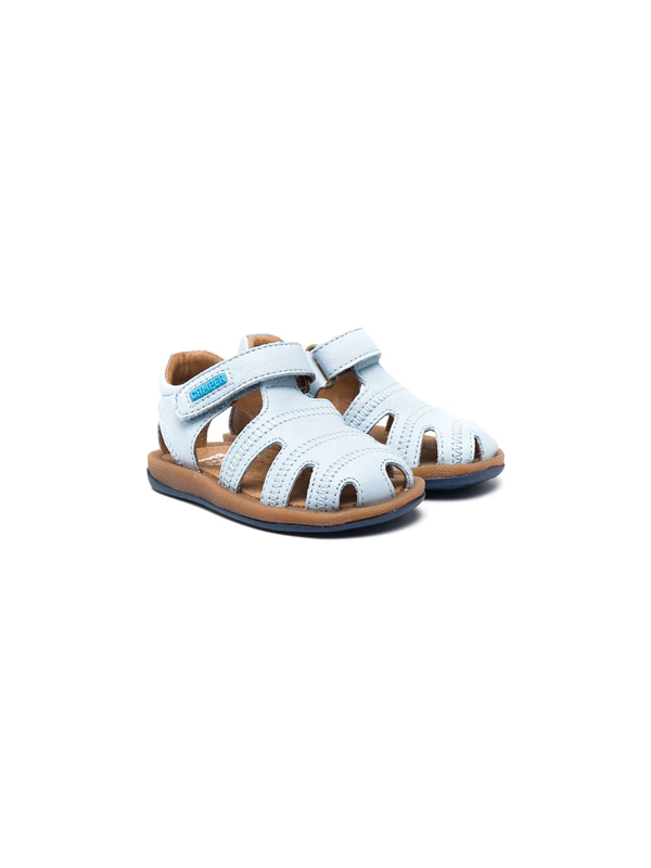 Camper Babies' Bicho Cut-out Leather Sandals In Blue | ModeSens