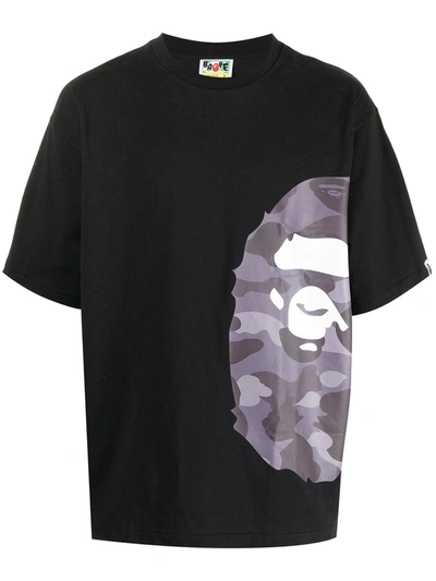 Shop A Bathing Ape Graphic-print Short-sleeve T-shirt In Black