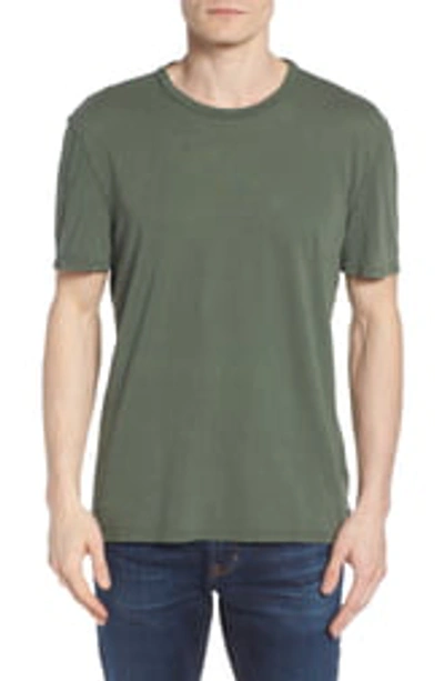 Shop Ag Ramsey Crew Neck T-shirt In Weathered Fernw