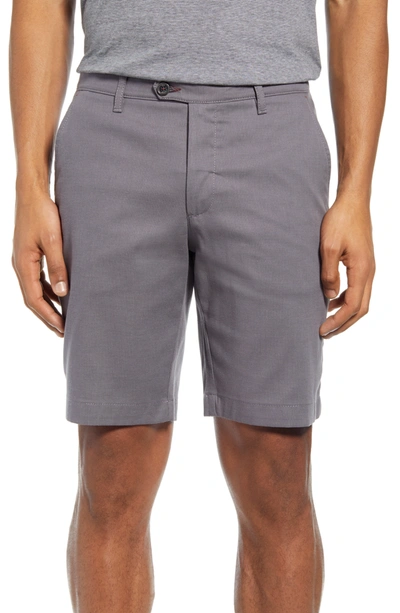 Shop Ted Baker Cortrom Slim Fit Shorts In Light Grey