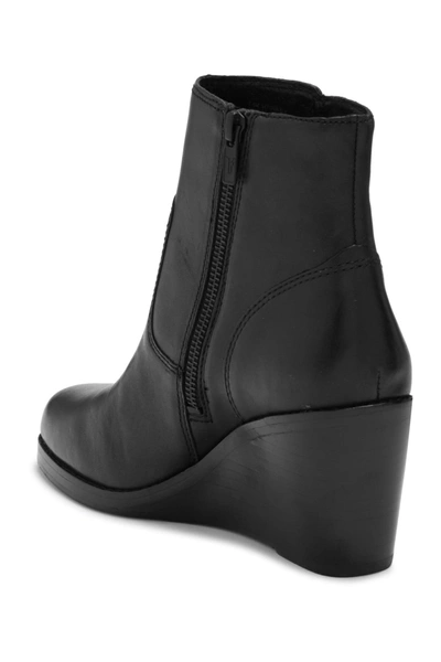 Shop Frye Emma Wedge Ankle Boot In Black