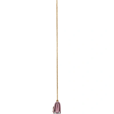 Shop Dolce & Gabbana Pink Mini Devotion Crossbody Bag In 8l418 Pink