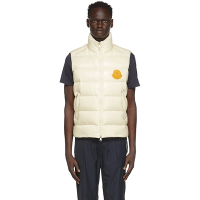 Shop Moncler Genius 2 Moncler 1952 Beige Down Park Vest In 80t Beige