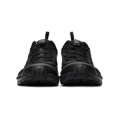 Shop Salomon Black Xa-pro Fusion Advanced Sneakers In Black/ Blac