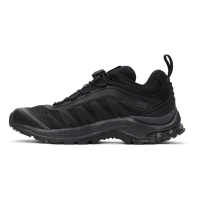 Shop Salomon Black Xa-pro Fusion Advanced Sneakers In Black/ Blac