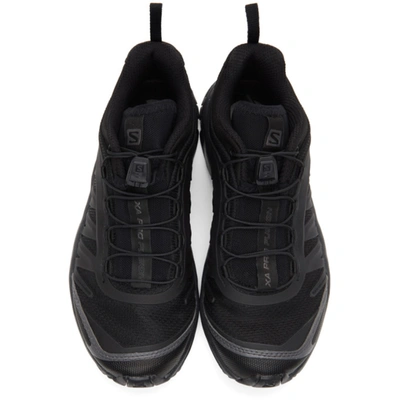 Shop Salomon Black Xa-pro Fusion Advanced Sneakers In Black/ Blac