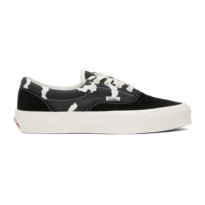 Shop Vans Black & White Og Era Lx Sneakers In Cow Black/marshmallo