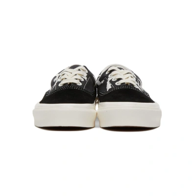 Shop Vans Black & White Og Era Lx Sneakers In Cow Black/marshmallo