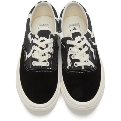 Shop Vans Black & White Og Era Lx Sneakers In Cow Black/marshmallo