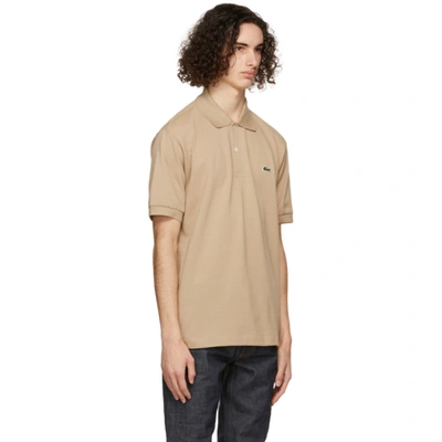 LACOSTE 驼色 L.12.12 POLO 衫