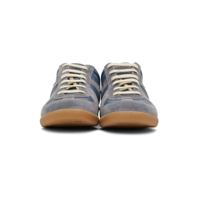 Shop Maison Margiela Blue Replica Sneakers In H8540 Jeans