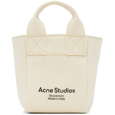Shop Acne Studios Beige Small Shopper Bag In Aek Beige