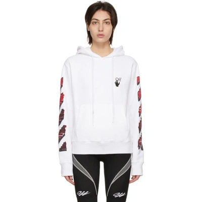 Shop Off-white White Slim Marker Hoodie