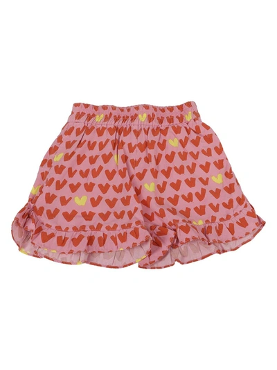 Shop Stella Mccartney Twill Shorts In Pink