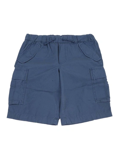 Shop Polo Ralph Lauren Cotton Cargo Shorts In Blue