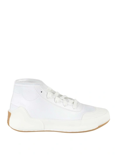 Shop Adidas By Stella Mccartney Treino Mid-cut Sneakers In White