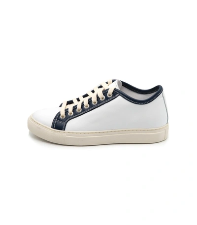 Shop Sofie D'hoore Frida Sneakers In White/blue