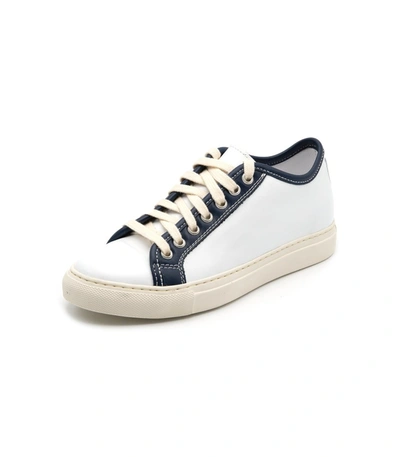 Shop Sofie D'hoore Frida Sneakers In White/blue