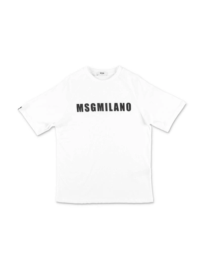 Shop Msgm Ilano T-shirt In White