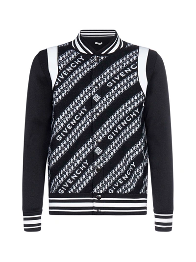 Shop Givenchy Jacket In Black White