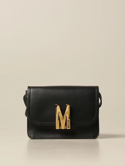 Shop Moschino Couture Crossbody Bags Shoulder Bag In Black