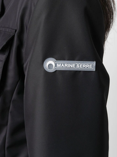 Shop Marine Serre Jackets In Nero