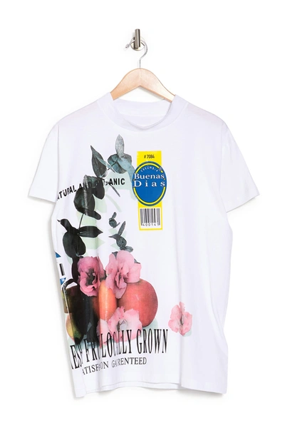Shop Maison Margiela Printed T-shirt In 100 Multicolored